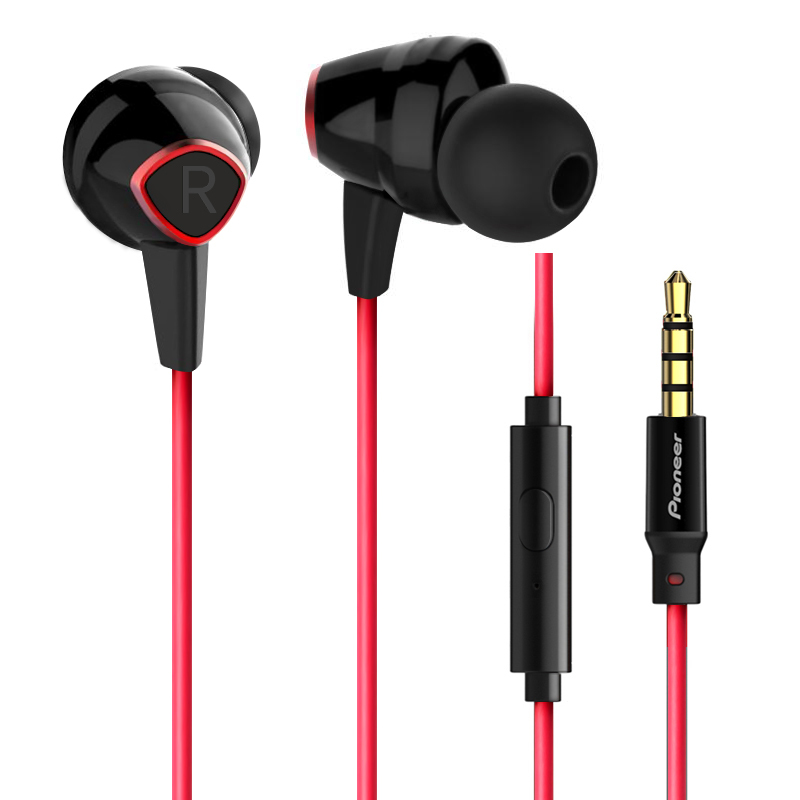 Pioneer/先锋 SE-CL35S手机耳机入耳式音乐运动耳塞 黑色