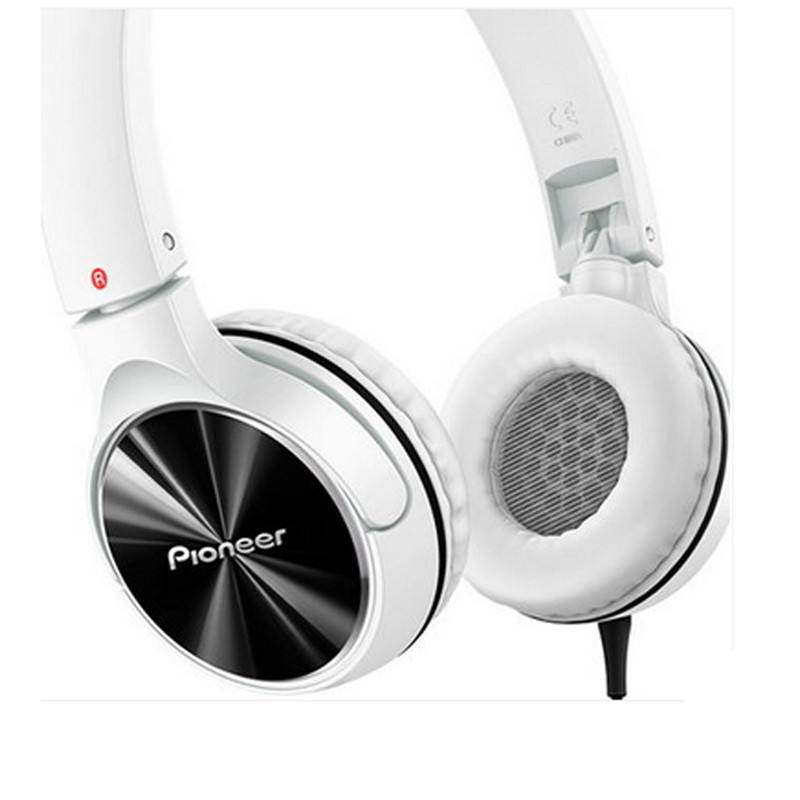 Pioneer/先锋 SE-MJ532重低音耳机 头戴式电脑手机耳机 便捷出街可折叠耳机 白色