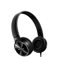 Pioneer/先锋 SE-MJ522重低音耳机 头戴式电脑耳机 手机通用可折叠耳机 黑色