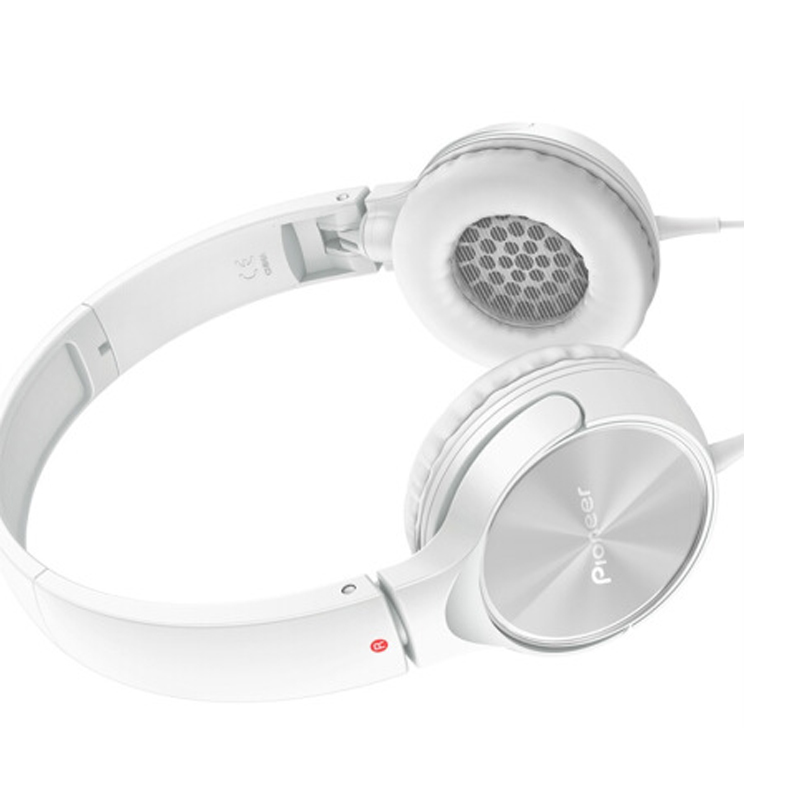 Pioneer/先锋 SE-MJ522重低音耳机 头戴式电脑耳机 手机通用可折叠耳机 白色