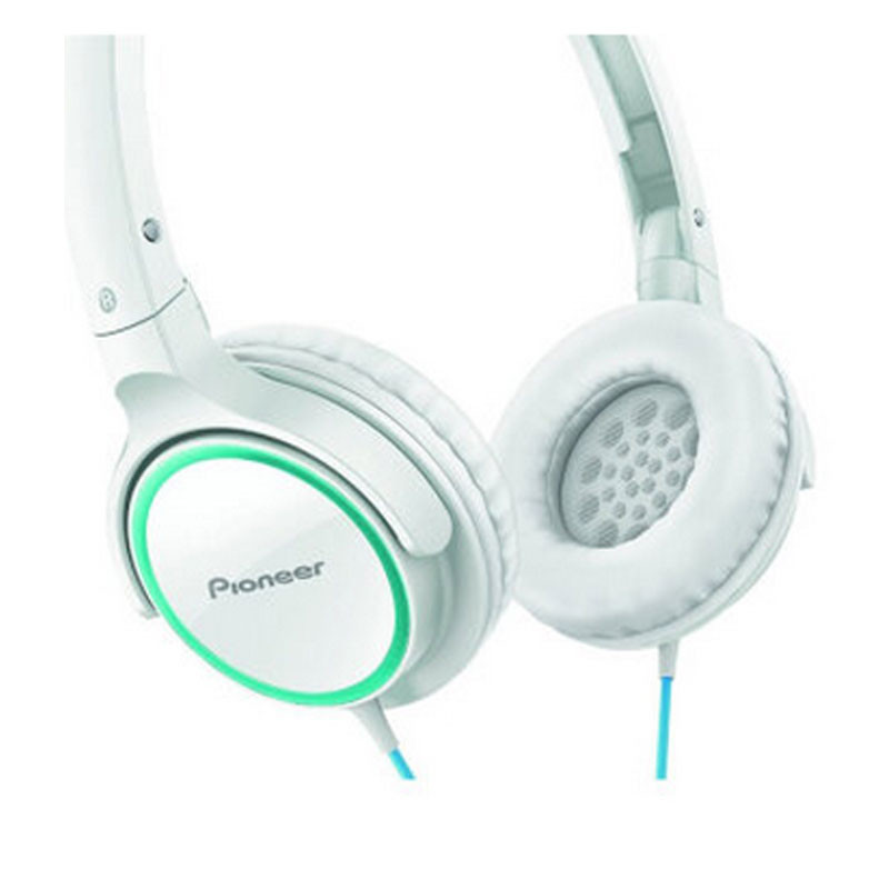 Pioneer/先锋 SE-MJ512重低音耳机 头戴式电脑耳机 手机通用可折叠耳机 蓝绿白