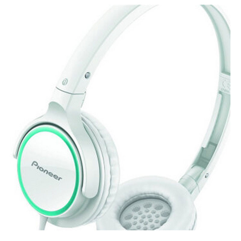Pioneer/先锋 SE-MJ512重低音耳机 头戴式电脑耳机 手机通用可折叠耳机 蓝绿白
