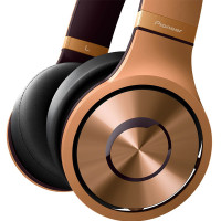 Pioneer/先锋 SE-MX9 发烧HIFI重低音手机电脑耳机头戴式耳麦 金色