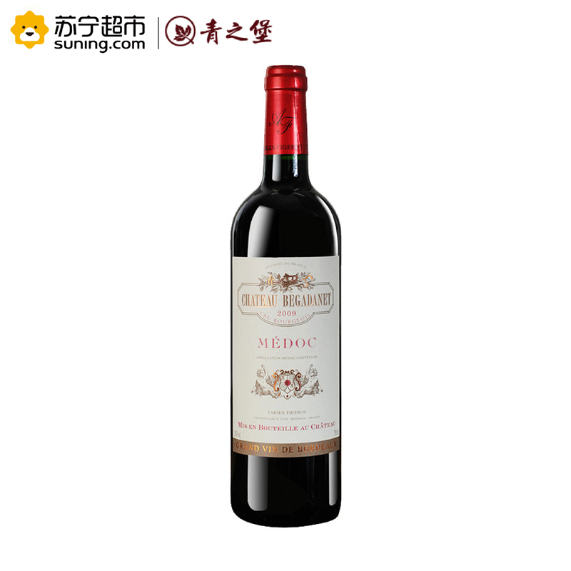 法国贝卡塔瑞干红葡萄酒 750ml 单支装