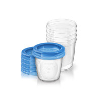 飞利浦新安怡母乳/婴儿辅食储存杯组240毫升-SCF639/05