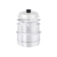 台湾大同(TATUNG) TAC-S06 电锅/电饭煲 多层电锅蒸笼配件 304不锈钢含增高坏 三层多用途锅 不支持插电