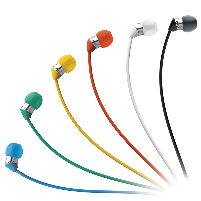 爱科技(AKG) K323XS 入耳式耳机 立体声重低音音乐耳机 超轻超小设计 苹果版 珍珠白