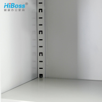 HiBoss 两门文件柜铁皮柜2门办公柜带锁财务会计凭证柜档案柜