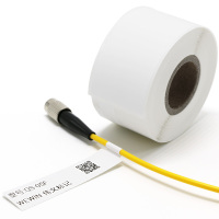 伟文(wewin) QS-05F-150 白色软面不干胶线缆标签