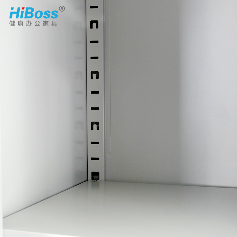 HiBoss通玻移门柜钢制文件柜玻璃门铁皮柜档案资料柜
