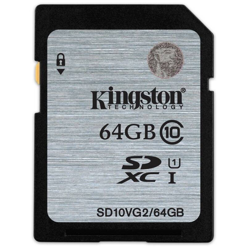 金士顿(Kingston)SD卡 (SD10VG2/64G) 80MB/s 相机存储卡 Class10 UHS-I