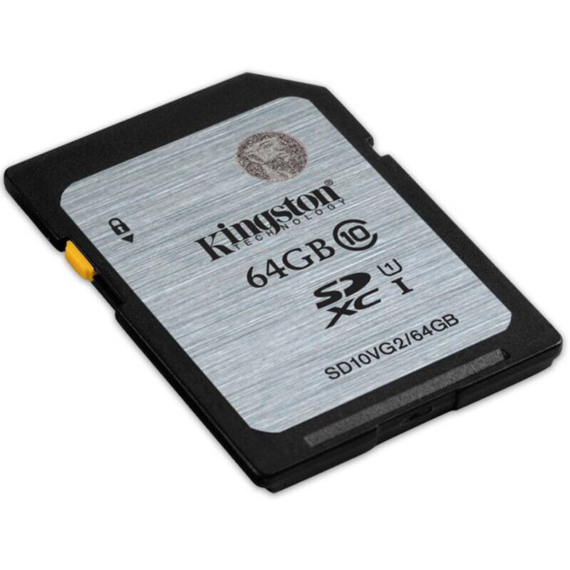 金士顿(Kingston)SD卡 (SD10VG2/64G) 80MB/s 相机存储卡 Class10 UHS-I