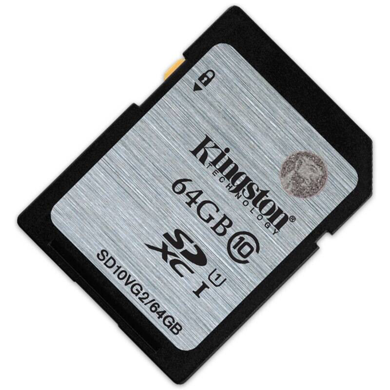 金士顿(Kingston)SD卡 (SD10VG2/64G) 80MB/s 相机存储卡 Class10 UHS-I