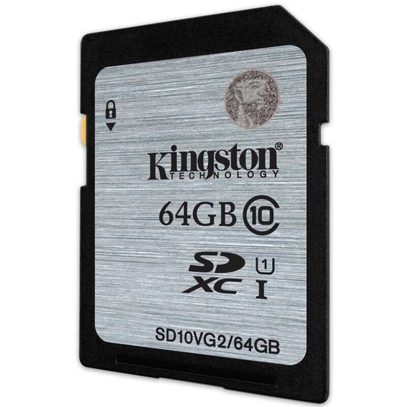 金士顿(Kingston)SD卡 (SD10VG2/64G) 80MB/s 相机存储卡 Class10 UHS-I