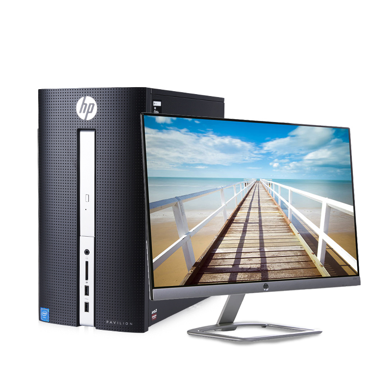 HP/惠普 510-p076cn+24er 台式机电脑 i7-6700T 8G 2TB 刻录光驱 2G独显 win10