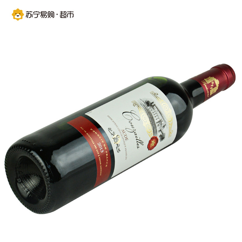 法国原瓶原装进口库赞伊城堡奥德区干红葡萄酒750ml