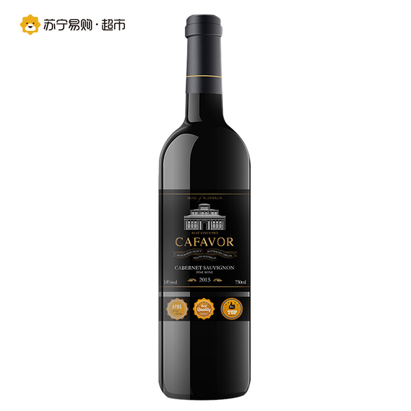 澳大利亚原瓶原装进口加富赤霞珠干红葡萄酒750ml 单支装