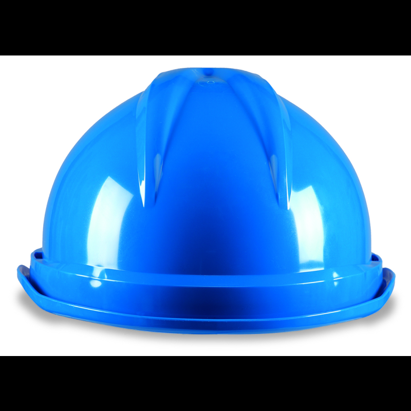 梅思安 V-Gard500 ABS带透气孔帽壳,一指键帽衬，针织布吸汗带,C型下颏带，蓝 10146651
