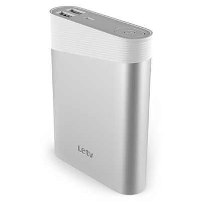 乐视移动电源13400mAh 银色 便携充电宝 手机可用