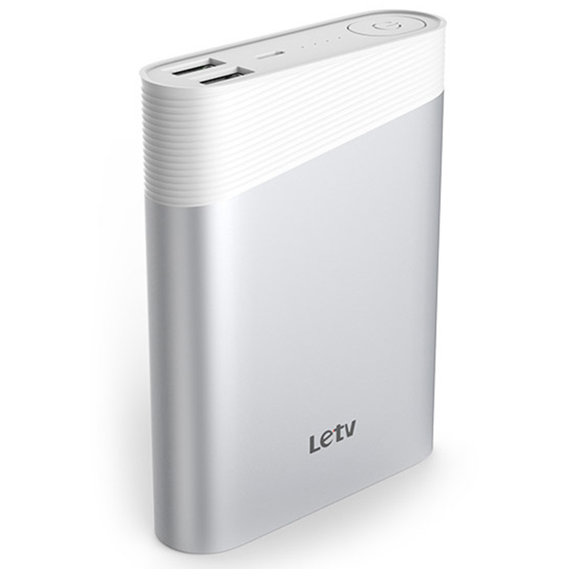 乐视移动电源13400mAh 银色 便携充电宝 手机可用