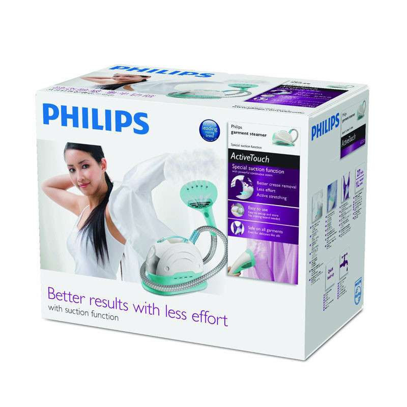 飞利浦(Philips)蒸汽便携式挂烫机GC550 可拆卸挂架2档蒸汽调节 1L容量水箱