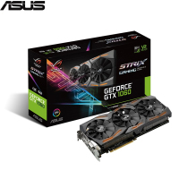 华硕(ASUS) 猛禽STRIX-GTX1060-06G-GAMING玩家国度台式机电脑游戏显卡 6G显存