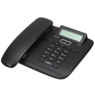 德国集怡嘉(Gigaset)原西门子品牌6020家用固话办公用便捷质感好音质很好 固定电话座机(黑色)