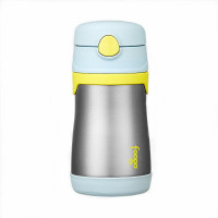 膳魔师(THERMOS Foogo)不锈钢保温吸管杯290ML BS5353 BL 银色