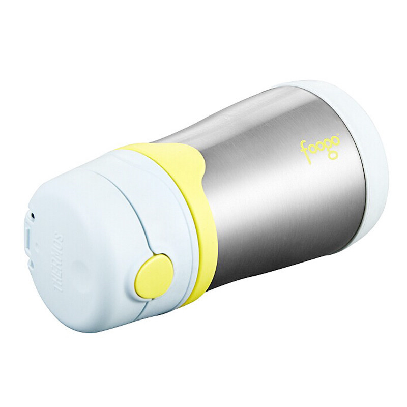 膳魔师(THERMOS Foogo)不锈钢保温吸管杯290ML BS5353 BL 银色