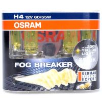 欧司朗(OSRAM)汽车照明雾行者 H4汽车灯泡 [增亮60%,色温2600K]12V55W菲翔/哈弗/瑞虎/POLO