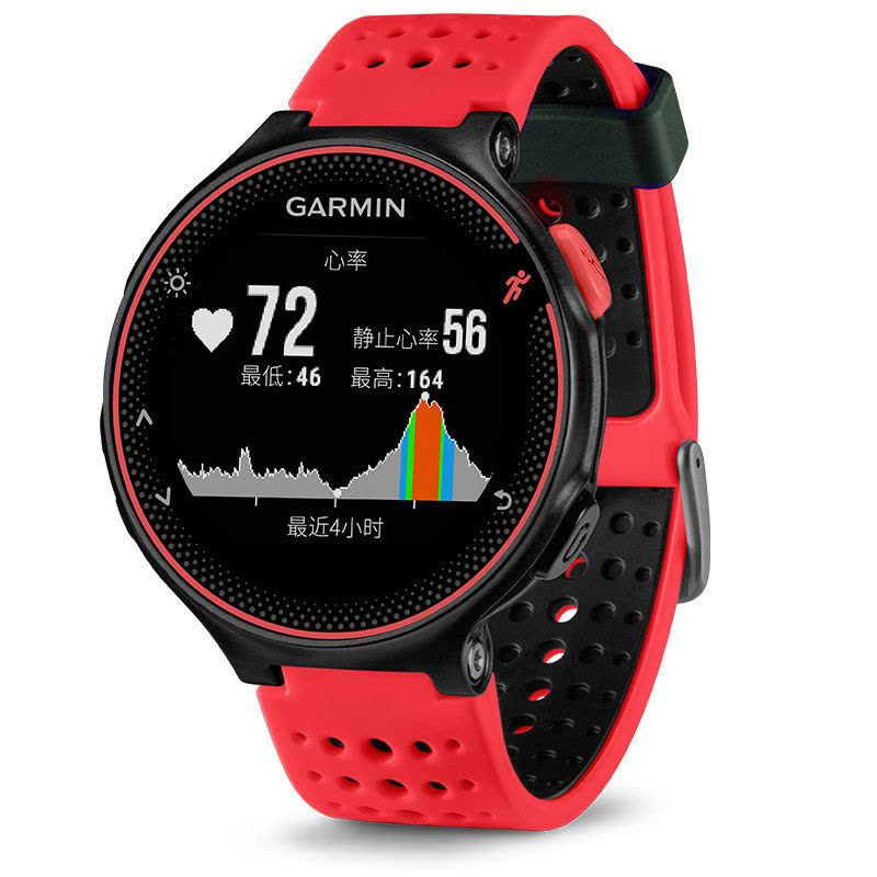 Garmin佳明 Forerunner235 GPS智能运动手表( 黑红色)图片