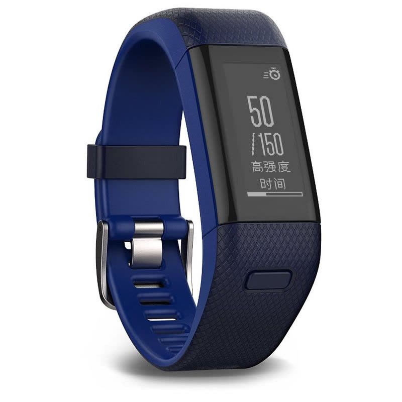 Garmin佳明vivosmart HR+GPS智能心率手环 ( 蓝色 )图片