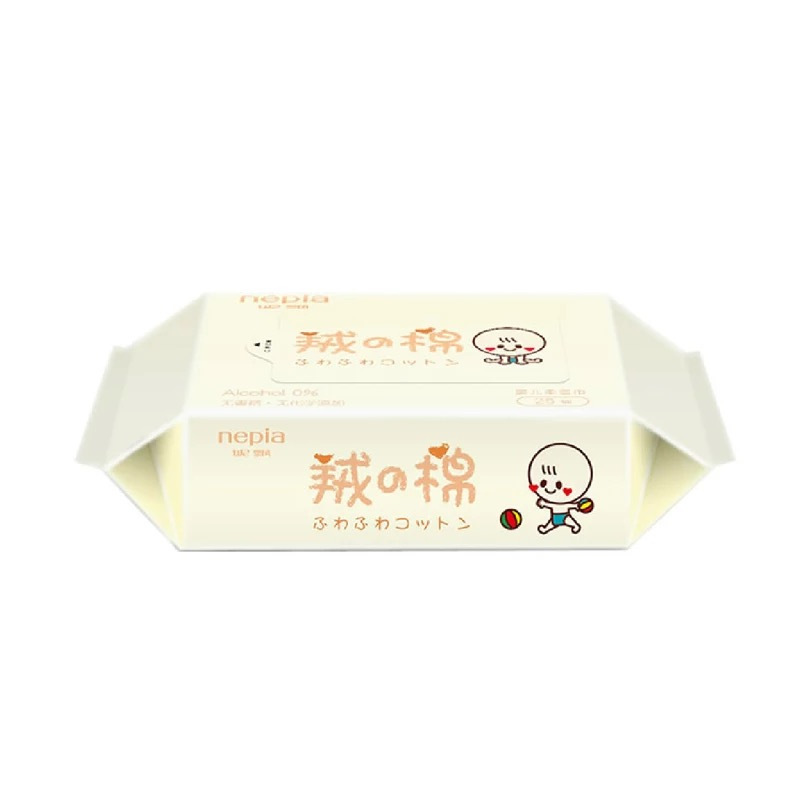 Nepia妮飘婴儿棉柔湿巾25抽