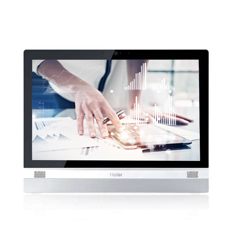 海尔(Haier)乐趣Q7s 21.5英寸一体机电脑(奔腾2950M 4G 500GB 1G独显 DVD光驱 白色 零闪屏幕消减蓝光 无线上网)