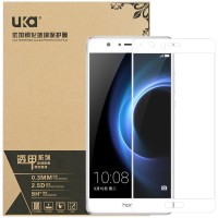 优加(uka) 华为荣耀V8全覆盖全屏贴合钢化玻璃膜/手机保护膜