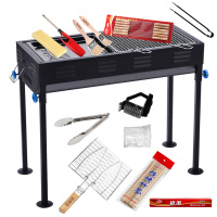 尚烤佳烧烤炉烧烤架烧烤箱烧烤工具配件套装户外便携木炭烧烤架烧烤炉 日式烤炉十二件套