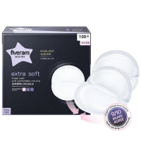 五羊（Fiveram）妈咪防溢乳垫倍柔型100片/盒 贝壳型设计 绵柔亲肤 防溢透气