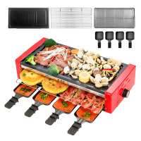 尚烤佳电烤炉 韩式无烟家用煎烤机 烤肉机烤串机 电热烧烤炉 铁板烧烧烤架大号套餐 韩式电烤炉