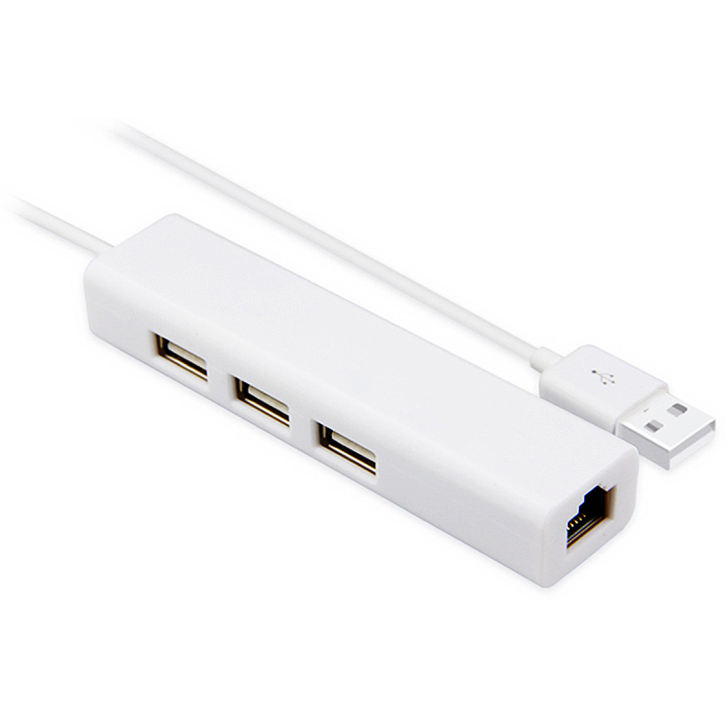 蓝盛(LENTION) USB集线器 苹果笔记本网线转换器 以太网转接器 超级本外置网卡 支持usb扩展 转换器