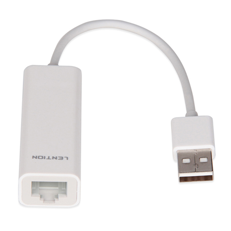 蓝盛(LENTION) 苹果电脑转接器 usb以太网络转换器 Macbook AirUSB网卡转接头 转换器USB2.0
