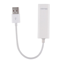 蓝盛(LENTION) 苹果电脑转接器 usb以太网络转换器 Macbook AirUSB网卡转接头 转换器USB2.0