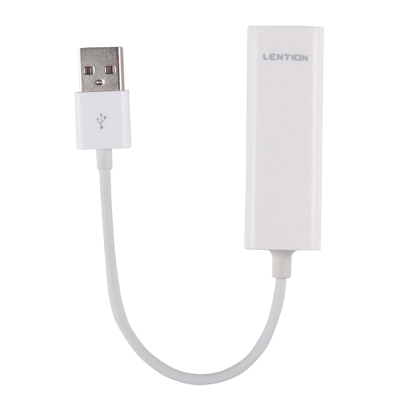 蓝盛(LENTION) 苹果电脑转接器 usb以太网络转换器 Macbook AirUSB网卡转接头 转换器USB2.0