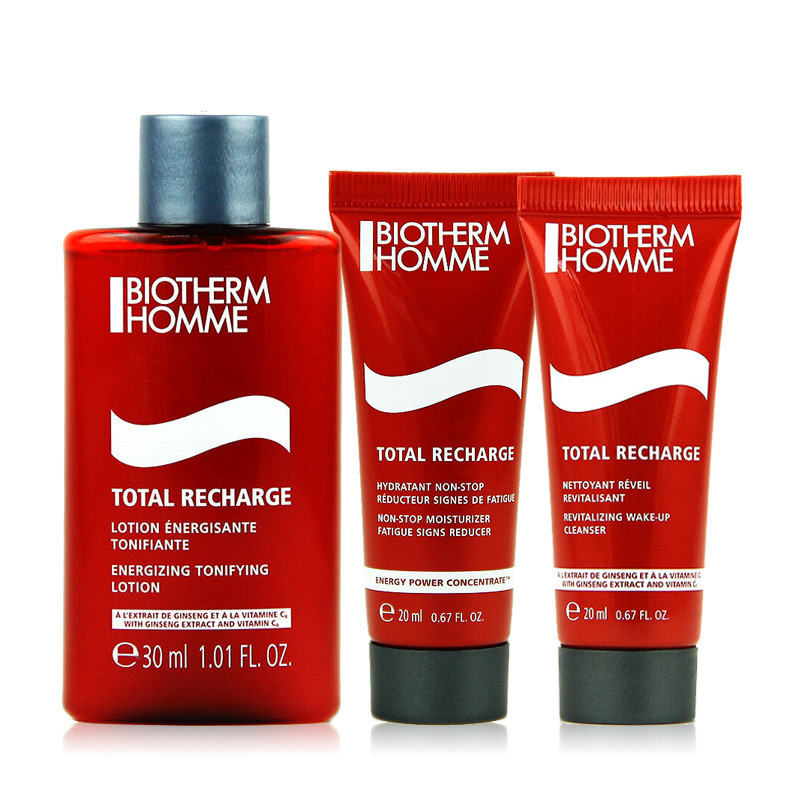 [苏宁超市]碧欧泉 (Biotherm)男士焕能润泽旅行三件套(洁面啫喱20ML+爽肤水30ML+保湿露20ml)