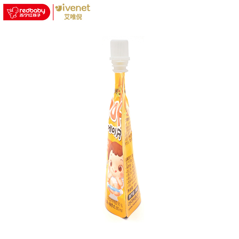[苏宁红孩子]艾唯倪(ivenet)贝贝果蔬汁A 80ml高清大图