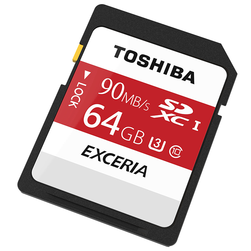 东芝(TOSHIBA)64GB 90M/S SDXC Class10 UHS-I U3极至瞬速存储卡 支持4K拍摄