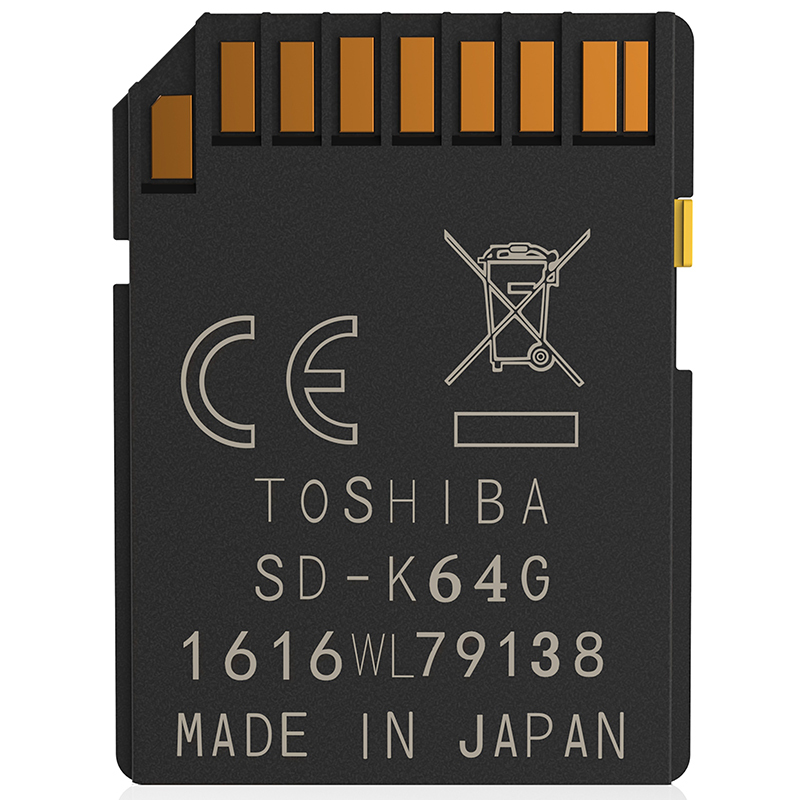 东芝(TOSHIBA)64GB 90M/S SDXC Class10 UHS-I U3极至瞬速存储卡 支持4K拍摄