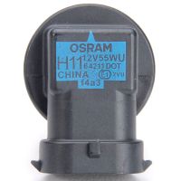 欧司朗(OSRAM)长寿型H11 汽车灯泡岔气灯汽车灯泡大灯灯泡近光灯远光灯[色温3200K]12V55W