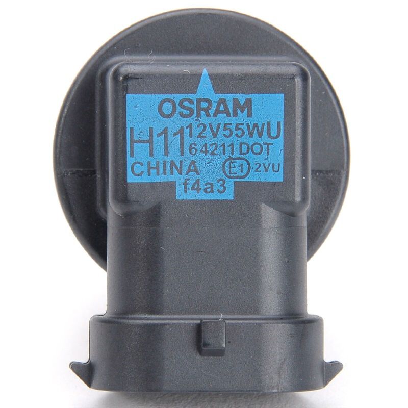 欧司朗(OSRAM)长寿型H11 汽车灯泡岔气灯汽车灯泡大灯灯泡近光灯远光灯[色温3200K]12V55W