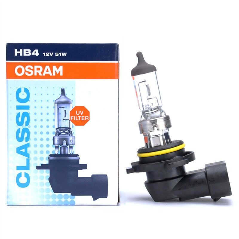 欧司朗(OSRAM) 9006/HB4 汽车照明灯泡大灯灯泡远光灯近光灯通用国产灯泡卤素灯 长寿型 12V (单支装)