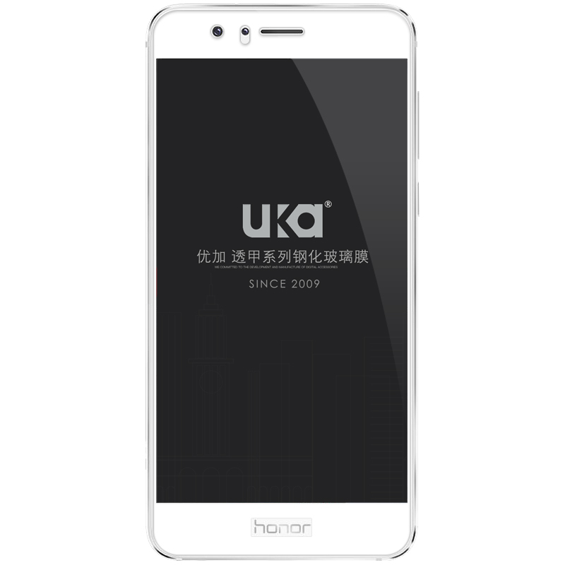 优加华为荣耀8钢化膜手机膜保护膜全屏覆盖全贴合钢化玻璃防爆膜手机